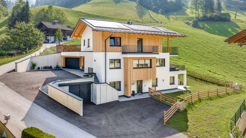 Haus mit der Ferienwohnung Gasteinblick am Tobhartbauer