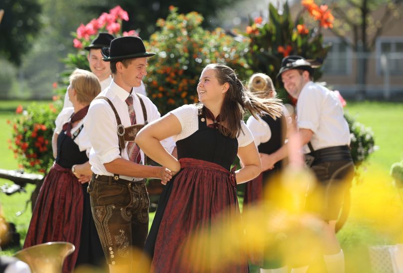 Trachtentänzer beim Salzburger Bauernherbst