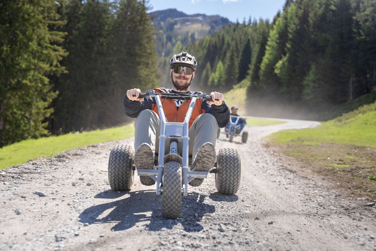 Fahrt mit dem Mountaincart in Dorfgastein