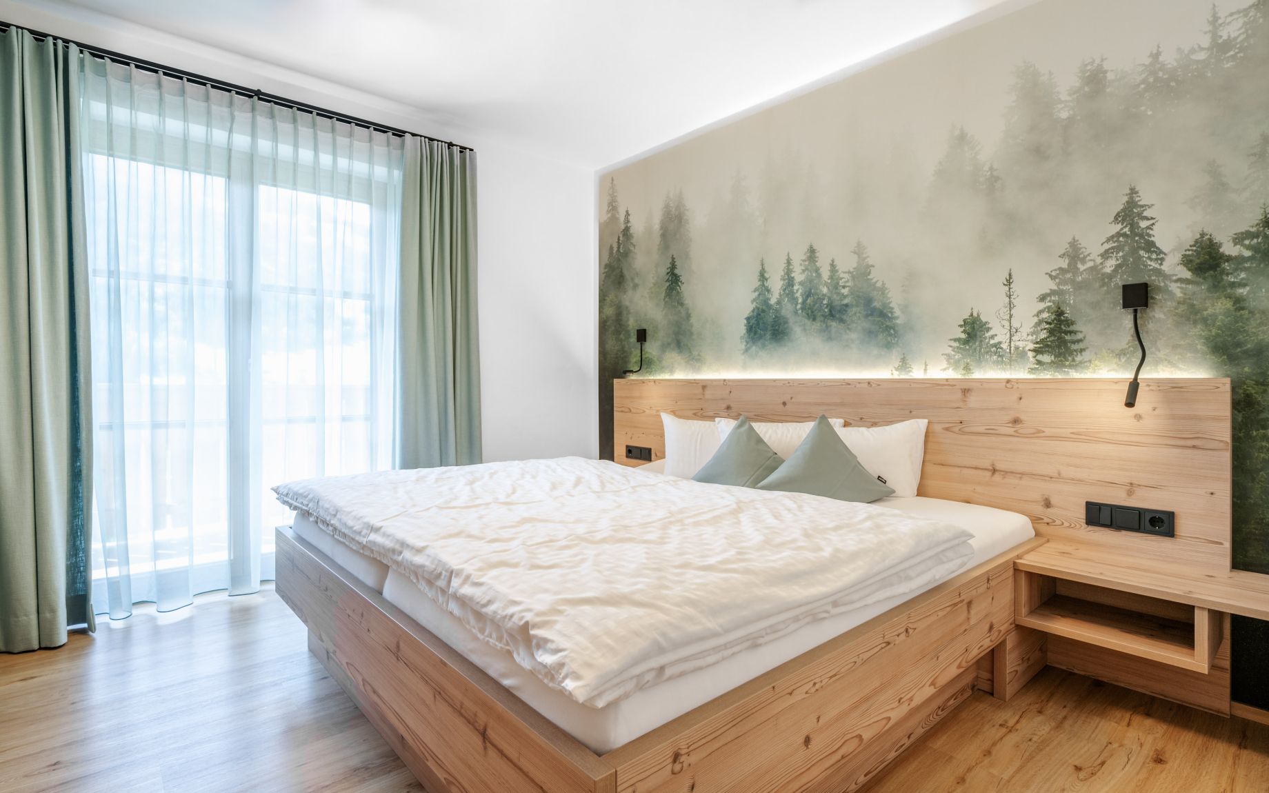 Schlafzimmer der Ferienwohnung Kieserl am Tobhartbauer