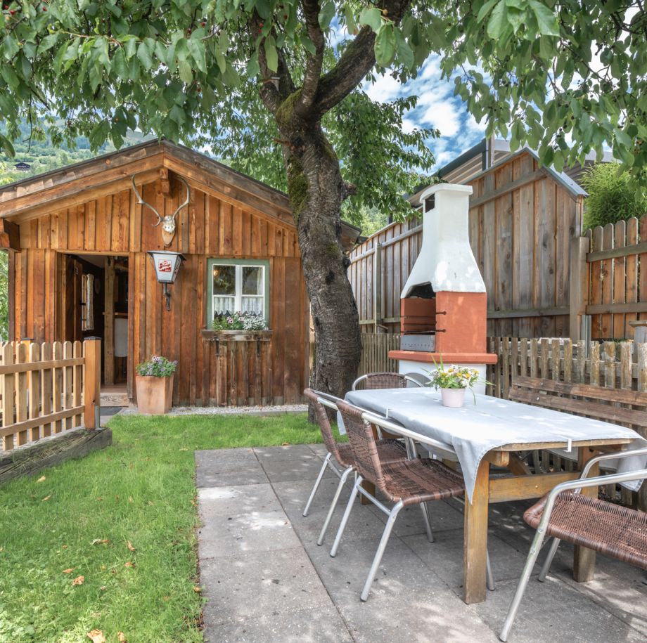 Gartenhütte mit Terrasse und Grillplatz am Tobhartbauer